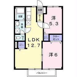 アサヒハイム１の物件間取画像